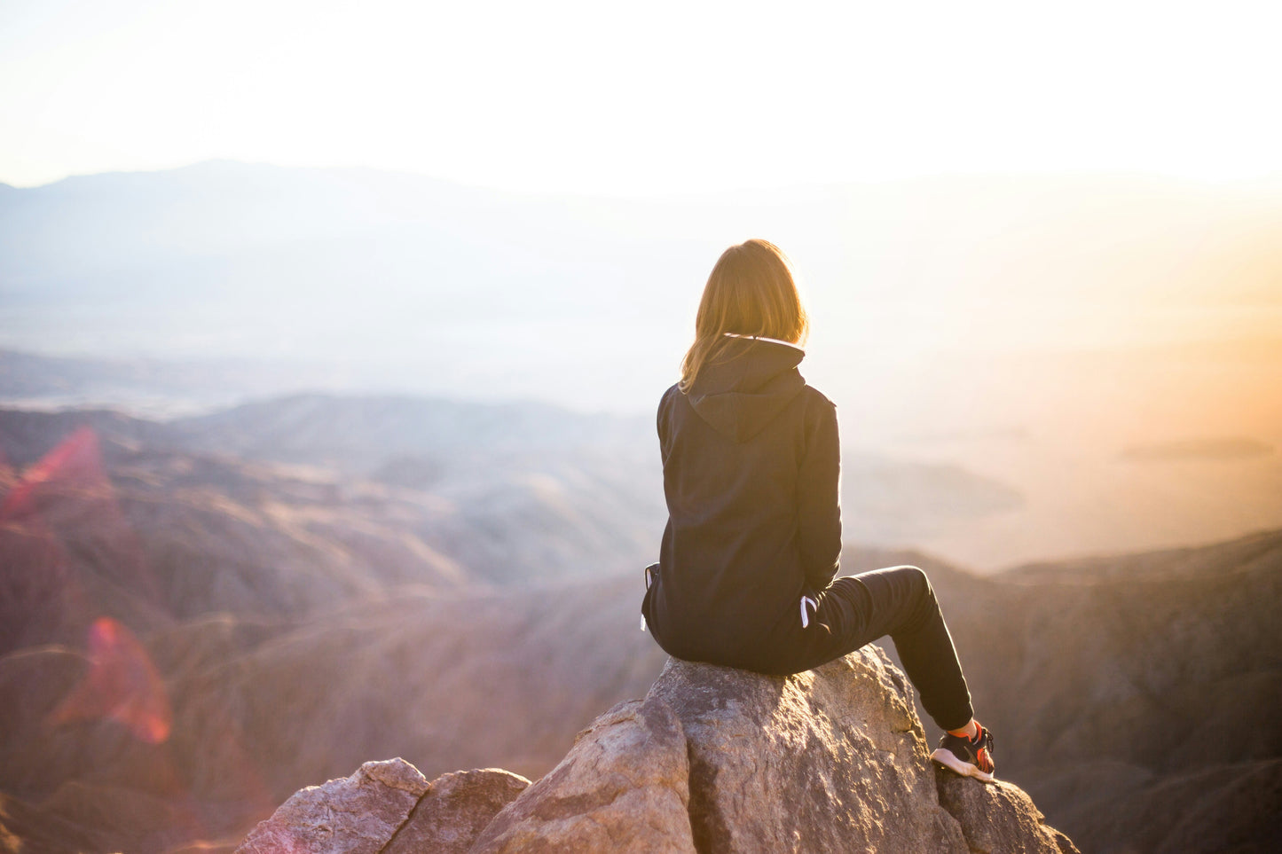 meditating woman